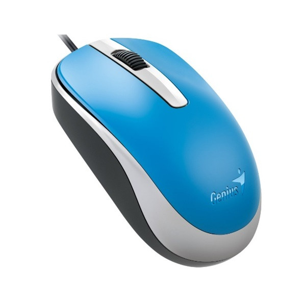 Genius egér - dx-120 (vezetékes, 1000 dpi, 3 gomb, usb, kék)