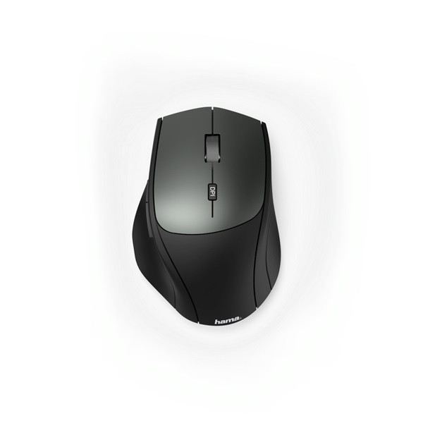 Hama egér - 182616 mw-600 (vezeték nélküli, optikai, 2 db vevő: usb/usb-c, 2400 dpi, fekete)