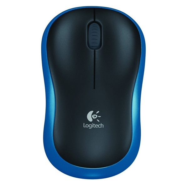 Logitech egér - m185 (vezeték nélküli, optikai, notebook, 1000 dpi, kék)