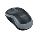 Logitech egér - m185 (vezeték nélküli, optikai, notebook, 1000 dpi, szürke)