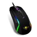 Spirit of gamer egér - pro-m7 (optikai, 4800dpi, 7 gomb, programozható rgb, harisnyázott kábel, fekete)