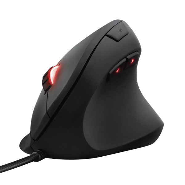 Trust egér gamer ergonómikus - gxt 144 rexx (döntött, optikai érzékelő; 10000dpi; programozható; 20g gyors; rgb vil.)