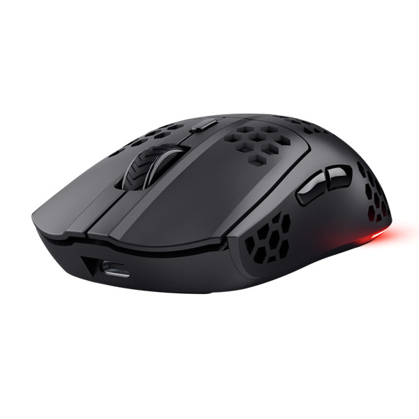 Trust egér gamer vezeték nélküli - gxt929 helox (optikai érzékelő; 800-4800dpi; 6 gomb; led; fekete)