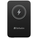 Hordozható akkumulátor, vezeték nélküli töltés, 10000 mAh, VERBATIM "MCP-10, fekete