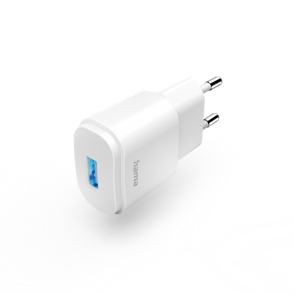 Hama hálozati töltő - 201645 (1xusb-a, 5v/1,2a, 6w, led, fehér)