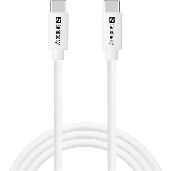 Sandberg telefon töltő - usb-c 20w charger+usb-c>c 1m