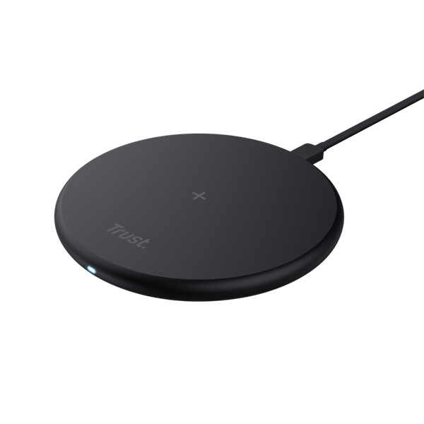 Trust telefon töltő vezeték nélküli - viro (15w; fekete; usb-c)