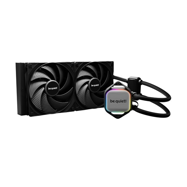 Be quiet! Cpu water cooler - pure loop 2 280mm (2x140mm, csatlakozó: 3pin, cső hossza: 400mm)