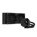 Deepcool cpu water cooler - ls520s zero dark (max 19db; max. 145,86 m3/h; 2x12cm, a-rgb led)