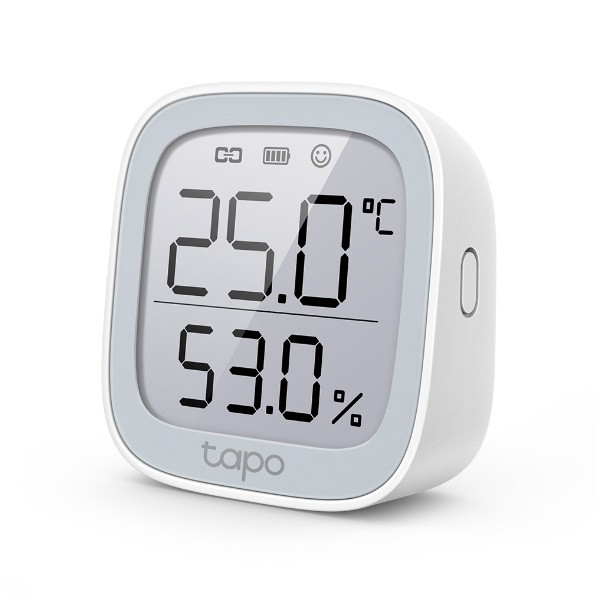 Tp-link okos hőmérséklet monitor - tapo t315 (e-ink kijelző; hőmérséklet és páratartalom mérés; 868 mhz; hub szükséges)