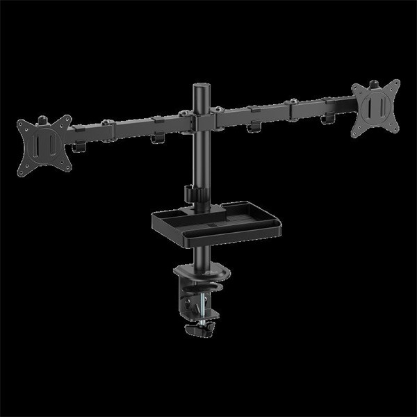 Advance monitor asztali konzol - xtendmounts dual (17-32", max.: 2x9kg, dönthető, forgatható, fekete)