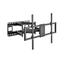 Equip tv fali konzol - 650343 (60"-120", max.: 120kg, dönthető, forgatható, fekete)