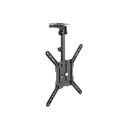 Equip tv mennyezeti konzol - 650375 (23"-55", dönthető, max.: 20kg, fekete)