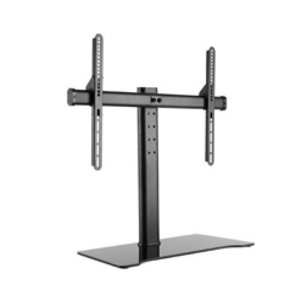 Equip tv/monitor állvány - 650601 (32"-55" álló, állítható magasság, max.: 40kg, fekete)