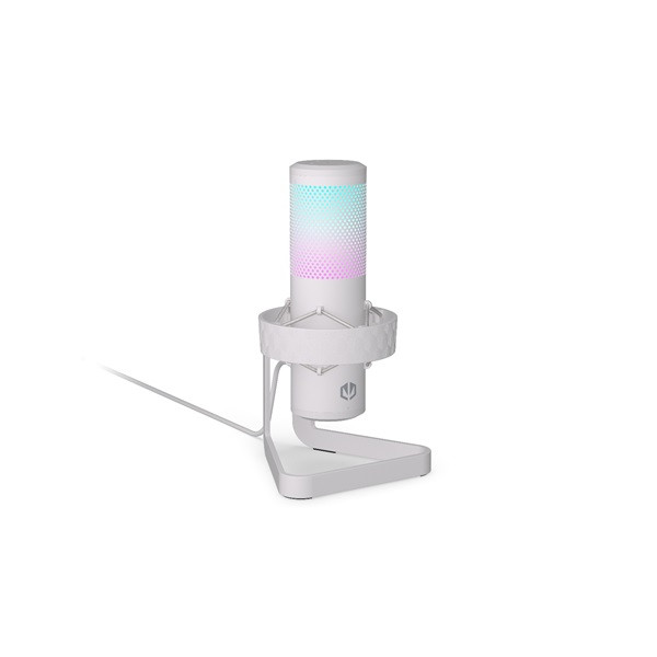 Endorfy mikrofon - axis streaming onyx (usb-a, 3,5 mm output, argb, fehér)