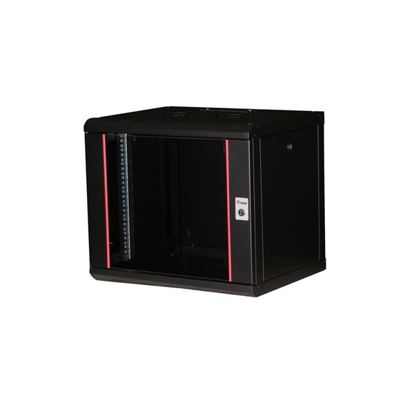 Equip fali rackszekrény - epm-09-6045-b-cbaa (19", 9u, 600x450mm, előre szerelt, fekete)