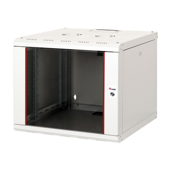 Equip fali rackszekrény - epm-09-6060-g-cbaa (19", 9u, 600x600mm, előre szerelt, szürke)