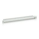 Equip keystone patch panel - 767124 (24 port, cat6, 1u, árnyékolt, szürke)