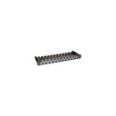 Equip keystone patch panel - 769225 (24 port, cat6a, 1u, árnyékolatlan, fekete)