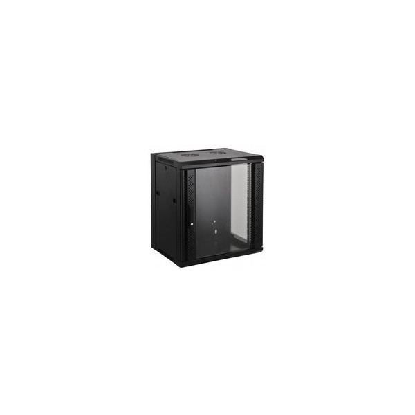 Manhattan rackszekrény - 19" fali kivitel (15u, 770 (h) x 570 (w) x 450 (d) mm, flatpack, fekete)
