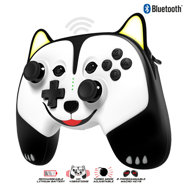 Spirit of gamer gamepad vezeték nélküli - noa bluetooth controller (nintendo switch, max.: 10m, vibráció, 3,5mm jack)