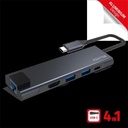 Advance usb hub - xpand smart usb-c 5in1 (usb-c to 2xusb-a3.1+usb-c+hdmi+rj45, fekete)