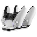 Snopy gamepad töltő - sg-ps5 (dokkoló 2x ps5 kontroller töltéséhez, fehér)