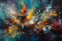 Kosmische Blütenexplosion
