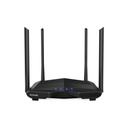 Tenda router wifi ac1200 - ac10 (300mbps 2,4ghz + 867mbps 5ghz; 4port 1gbps, mu-mimo; 4x6dbi)