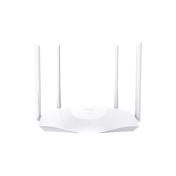 Tenda router wifi ax1800 - rx3 (574mbps 2,4ghz + 1201mbps 5ghz; 4port 1gbps, mu-mimo; 4x6dbi)