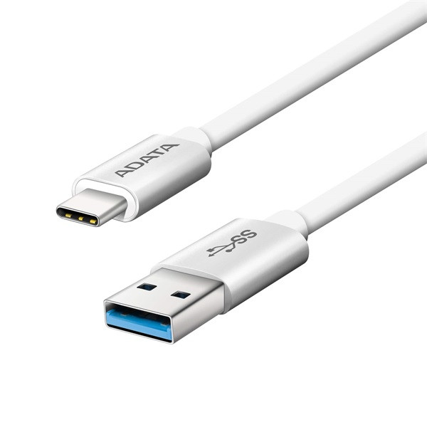 Adata kábel - usb-a to usb type-c (fehér, 1m)