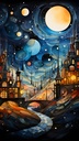 Cosmic Melody Over Twilight Town