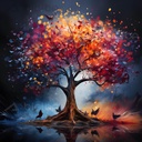 Rêve vif de l'automne