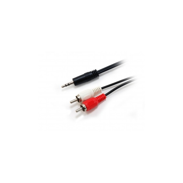 Equip kábel - 14709207 (audió kábel, 3,5 mm jack - 2xrca, apa/apa, 2,5m)