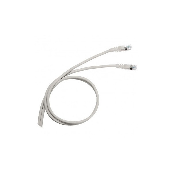 Legrand patch kábel rj45-rj45 cat5e, árnyékolatlan, (u/utp) pvc, 1 méter, szürke, awg26, lcs3