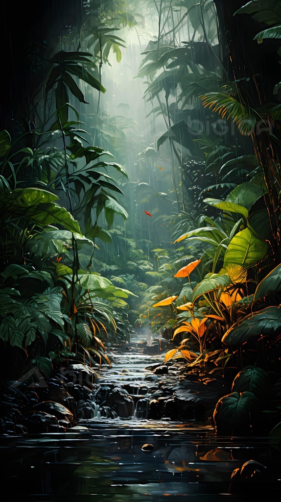 Mystical Jungle Cascade