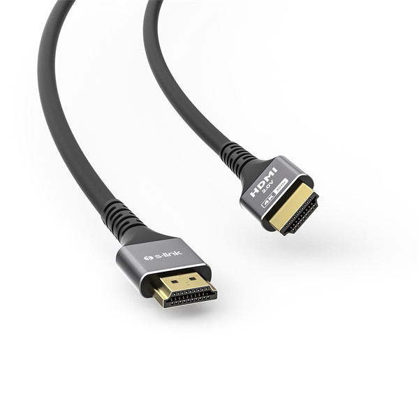 S-link kábel - slx-hd4k15 (hdmi1.4 kábel, 4k/30hz, apa/apa, aranyozott, 15m)