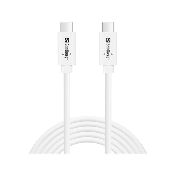 Sandberg kábel - usb-c>c usb 3.1 g2 100w, 2m