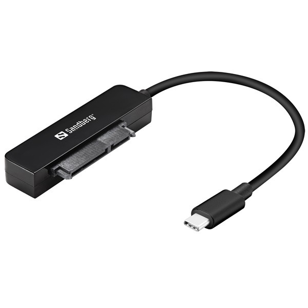 Sandberg kábel átalakító - usb-c to sata usb 3.1 gen.2 (usb-c bemenet - sata 2,5" kimenet)