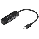 Sandberg kábel átalakító - usb-c to sata usb 3.1 gen.2 (usb-c bemenet - sata 2,5" kimenet)