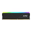 Adata memória desktop - 16gb ddr4 xpg gammix d35 rgb (16gb, 3600mhz, cl18, 1.35v, hűtőbordás, rgb, fekete)