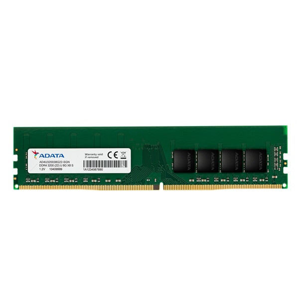 Adata memória desktop - 8gb ddr4 (8gb, 3200mhz, cl22, 1.2v, single)