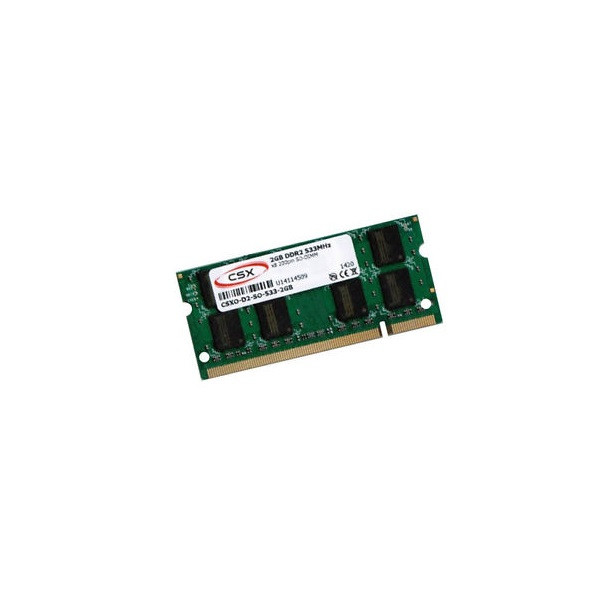 Csx memória notebook -  2gb ddr2 (533mhz, 128x8, cl4, 1.8v)