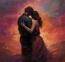 Abrazo en el Crepúsculo