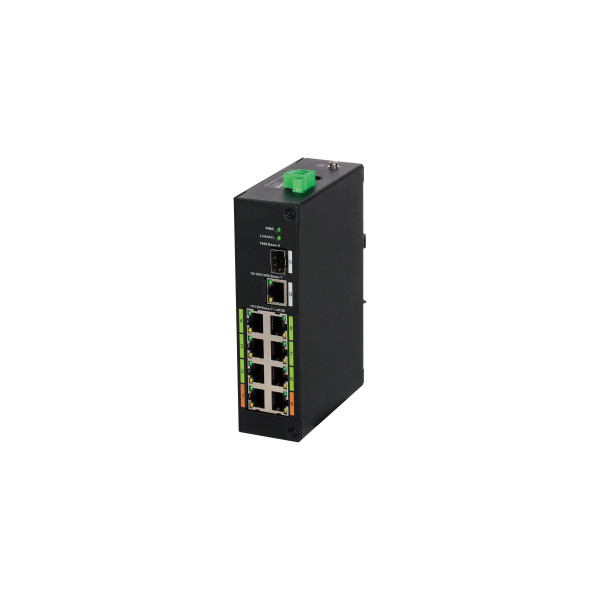 Dahua poe switch - lr2110-8et-120 (8x 100mbps; 8 port epoe;  1x sfp, 120w)