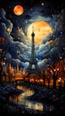Visuri de Mijloc de Noapte în Paris