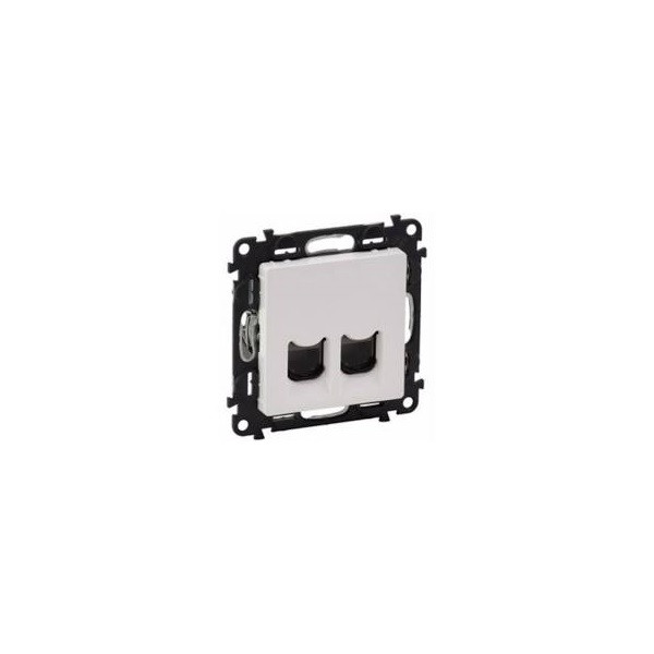 Legrand valena life 2xrj45 cat. 6 utp csatlakozóaljzat fehér