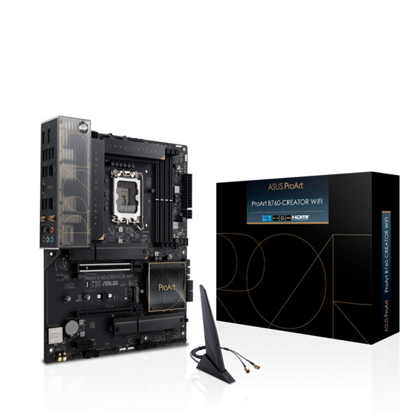 Asus alaplap - intel proart b760-creator wifi s1700 (b760, 4xddr5, 4xsata3, 3xm.2, hdmi+dp)