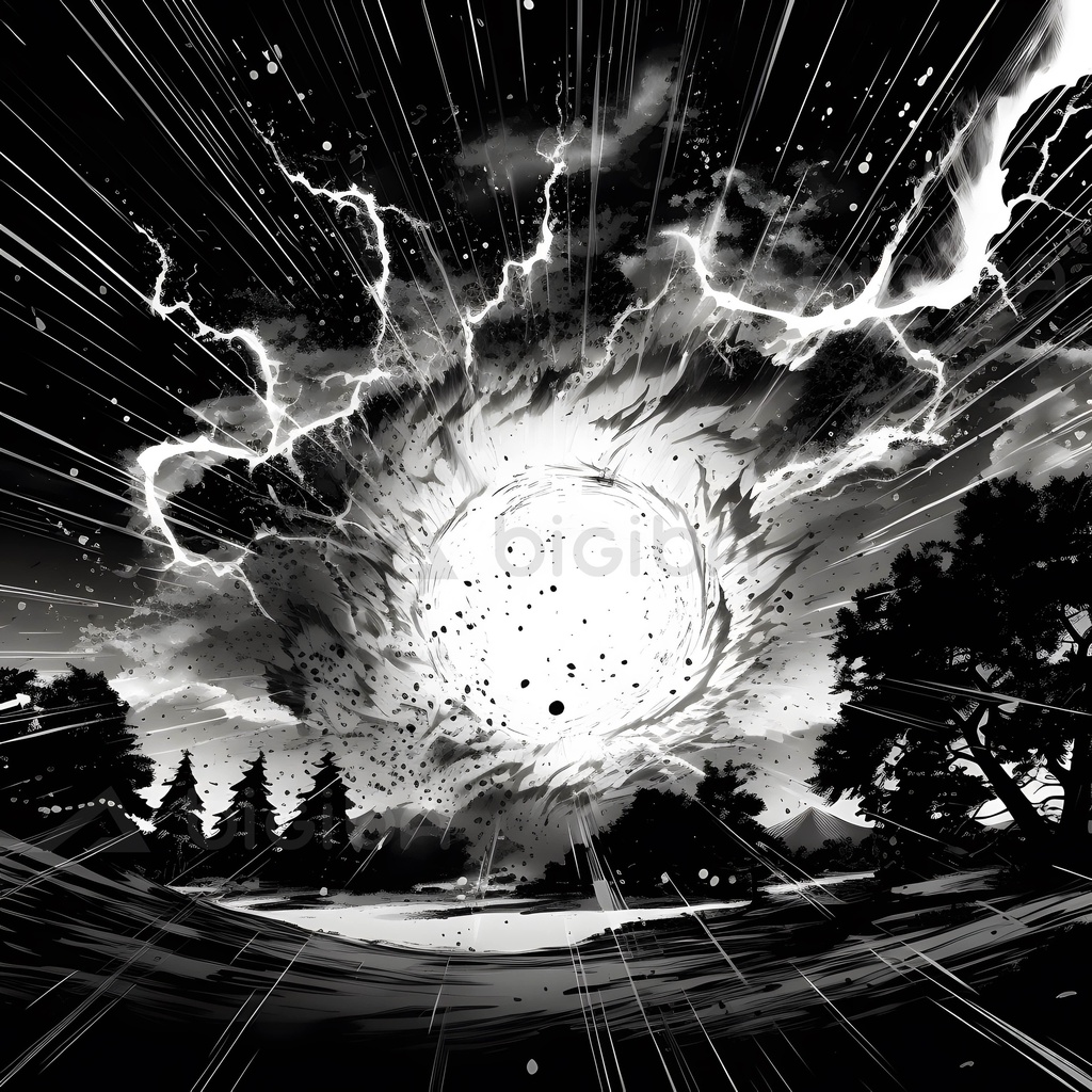 Cosmic Vortex Amidst the Pines