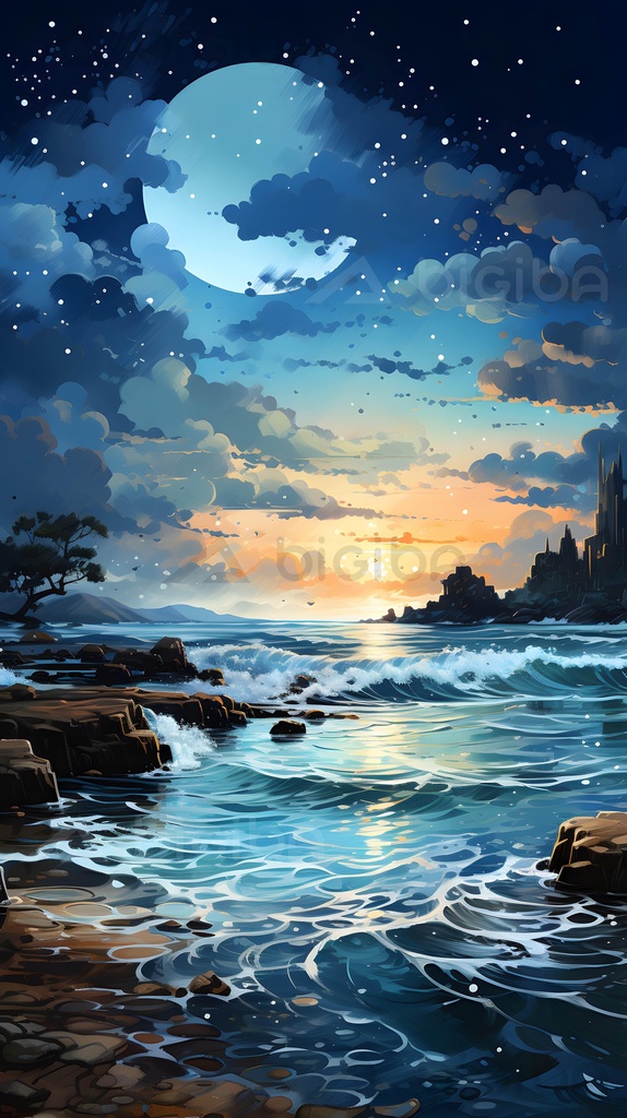 星空海景小夜曲